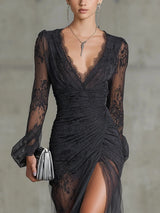 Abito Serena in Pizzo Nero
