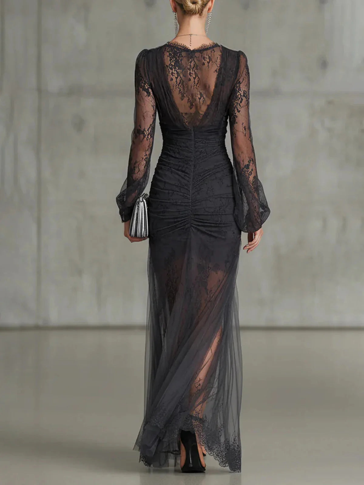 Abito Serena in Pizzo Nero