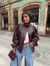 Chaqueta Valeria Estructurada Burdeos™
