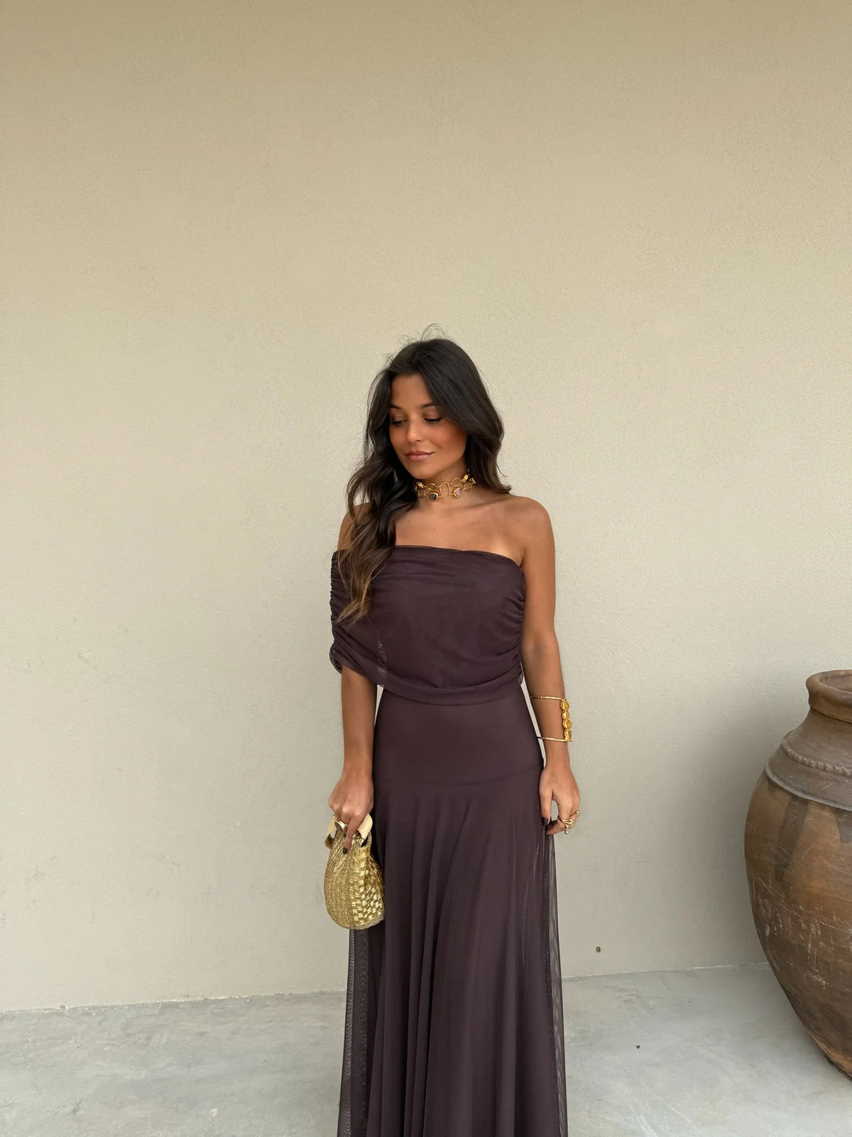 Abito Toledo in marrone