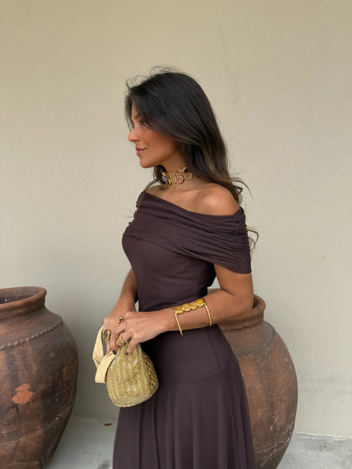 Abito Toledo in marrone
