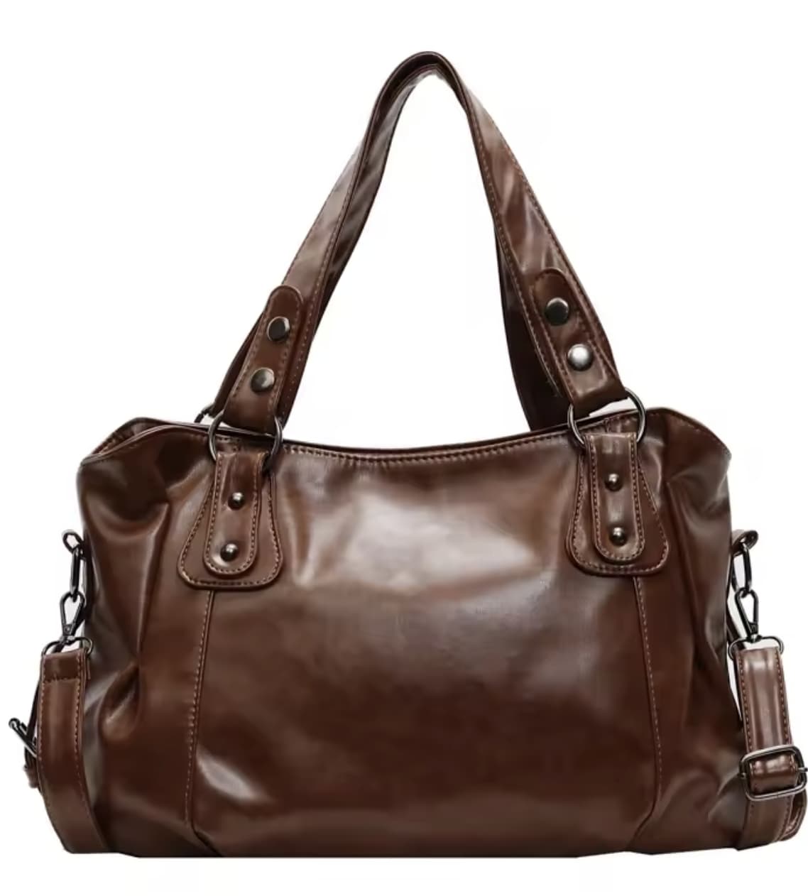 HÉRA - Borsa a Mano Grande in Pelle Morbida
