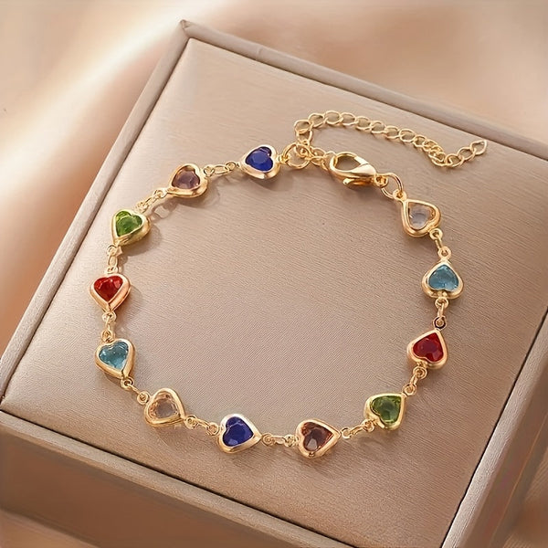 Pulsera única en forma de corazón