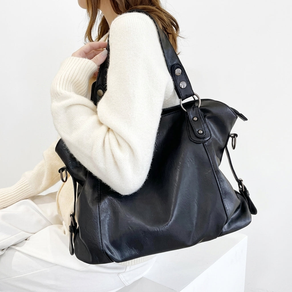LUCIE - Sac à Main de Cours de Luxe en Cuir