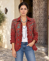 Giacca Western Con Volant