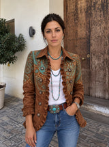 Giacca Western Con Volant